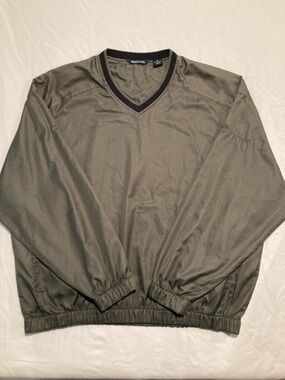 PGA Tour V-Neck Pullover checkered black gray color (066)